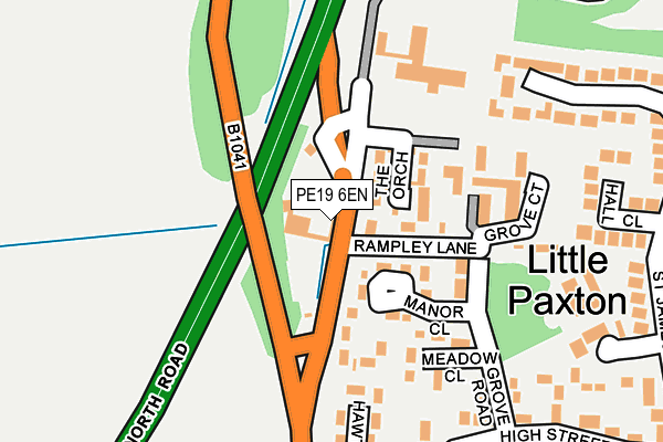 PE19 6EN map - OS OpenMap – Local (Ordnance Survey) PE19 6EN map - OS OpenMap – Local (Ordnance Survey)