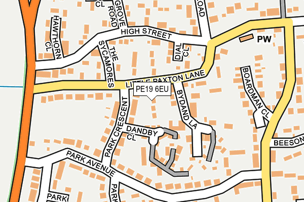 PE19 6EU map - OS OpenMap – Local (Ordnance Survey) PE19 6EU map - OS OpenMap – Local (Ordnance Survey)