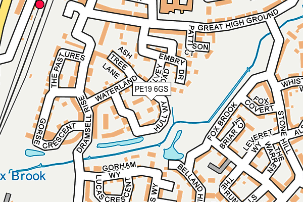 PE19 6GS map - OS OpenMap – Local (Ordnance Survey) PE19 6GS map - OS OpenMap – Local (Ordnance Survey)