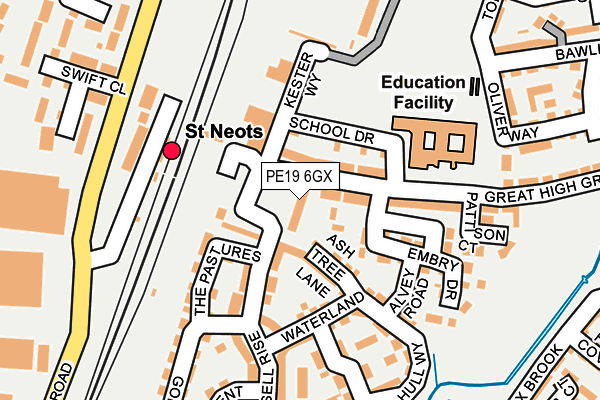 PE19 6GX map - OS OpenMap – Local (Ordnance Survey) PE19 6GX map - OS OpenMap – Local (Ordnance Survey)