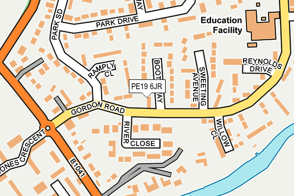 PE19 6JR map - OS OpenMap – Local (Ordnance Survey) PE19 6JR map - OS OpenMap – Local (Ordnance Survey)