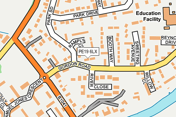 PE19 6LX map - OS OpenMap – Local (Ordnance Survey) PE19 6LX map - OS OpenMap – Local (Ordnance Survey)