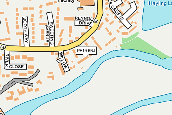 PE19 6NJ map - OS OpenMap – Local (Ordnance Survey) PE19 6NJ map - OS OpenMap – Local (Ordnance Survey)