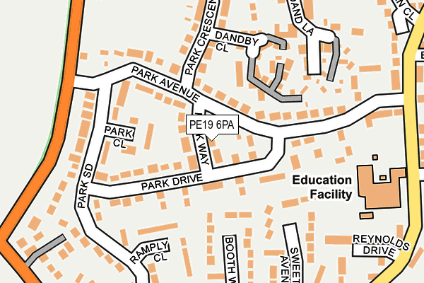 PE19 6PA map - OS OpenMap – Local (Ordnance Survey) PE19 6PA map - OS OpenMap – Local (Ordnance Survey)