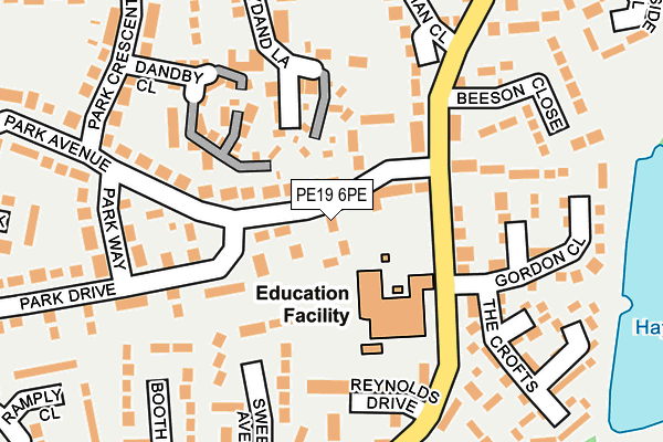 PE19 6PE map - OS OpenMap – Local (Ordnance Survey) PE19 6PE map - OS OpenMap – Local (Ordnance Survey)