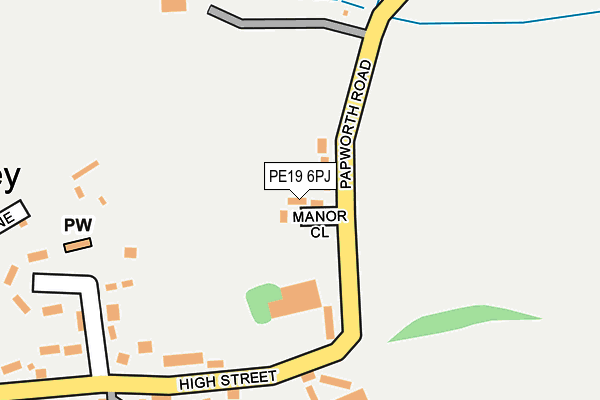 PE19 6PJ map - OS OpenMap – Local (Ordnance Survey) PE19 6PJ map - OS OpenMap – Local (Ordnance Survey)
