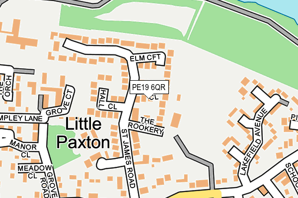 PE19 6QR map - OS OpenMap – Local (Ordnance Survey)