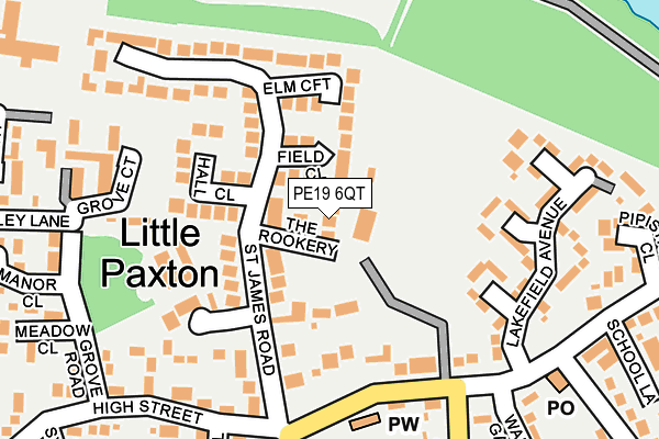 PE19 6QT map - OS OpenMap – Local (Ordnance Survey) PE19 6QT map - OS OpenMap – Local (Ordnance Survey)