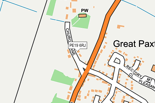 PE19 6RJ map - OS OpenMap – Local (Ordnance Survey) PE19 6RJ map - OS OpenMap – Local (Ordnance Survey)