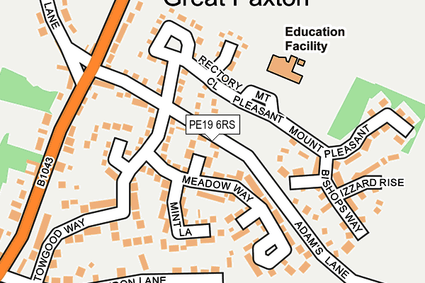 PE19 6RS map - OS OpenMap – Local (Ordnance Survey) PE19 6RS map - OS OpenMap – Local (Ordnance Survey)