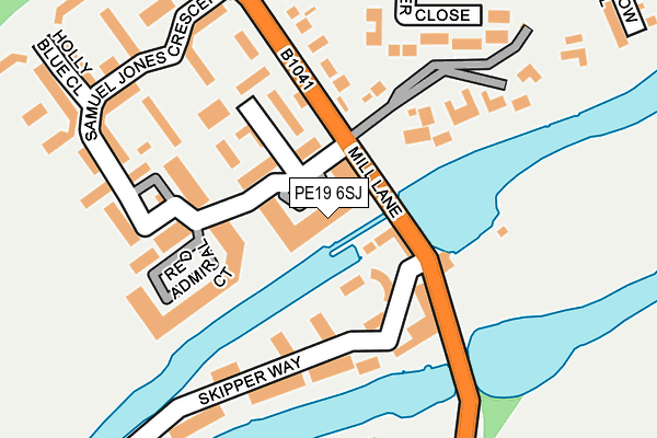 PE19 6SJ map - OS OpenMap – Local (Ordnance Survey) PE19 6SJ map - OS OpenMap – Local (Ordnance Survey)
