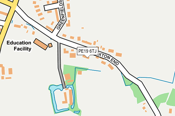 PE19 6TJ map - OS OpenMap – Local (Ordnance Survey) PE19 6TJ map - OS OpenMap – Local (Ordnance Survey)