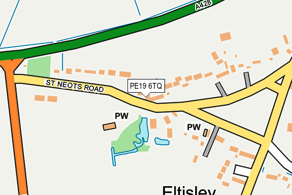 PE19 6TQ map - OS OpenMap – Local (Ordnance Survey) PE19 6TQ map - OS OpenMap – Local (Ordnance Survey)