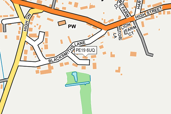 PE19 6UQ map - OS OpenMap – Local (Ordnance Survey) PE19 6UQ map - OS OpenMap – Local (Ordnance Survey)