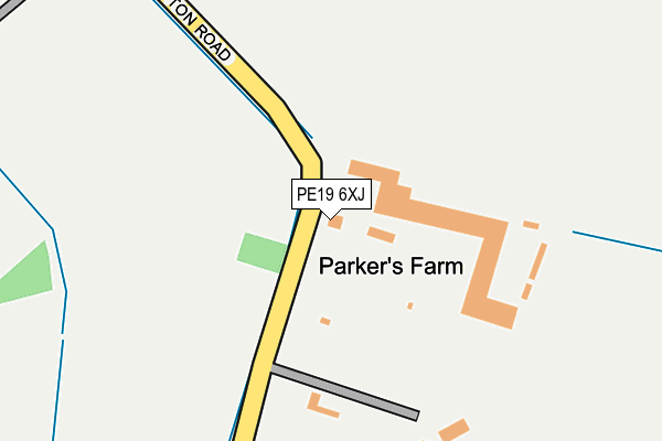 PE19 6XJ map - OS OpenMap – Local (Ordnance Survey) PE19 6XJ map - OS OpenMap – Local (Ordnance Survey)