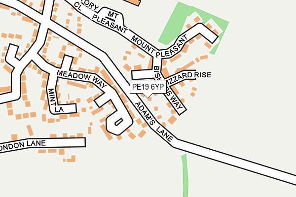 PE19 6YP map - OS OpenMap – Local (Ordnance Survey) PE19 6YP map - OS OpenMap – Local (Ordnance Survey)