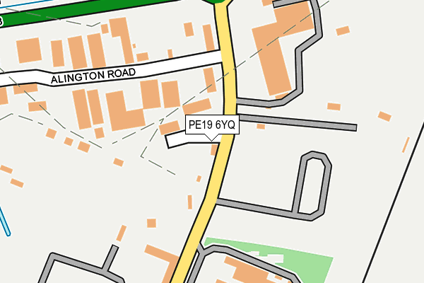 PE19 6YQ map - OS OpenMap – Local (Ordnance Survey) PE19 6YQ map - OS OpenMap – Local (Ordnance Survey)