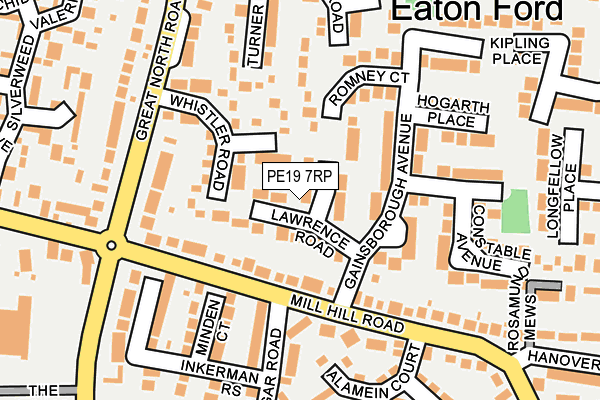 PE19 7RP map - OS OpenMap – Local (Ordnance Survey) PE19 7RP map - OS OpenMap – Local (Ordnance Survey)