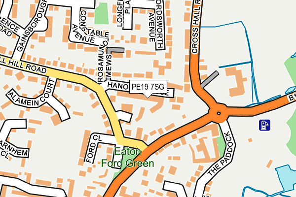 PE19 7SG map - OS OpenMap – Local (Ordnance Survey) PE19 7SG map - OS OpenMap – Local (Ordnance Survey)