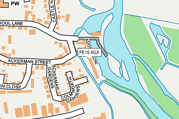 PE19 8GX map - OS OpenMap – Local (Ordnance Survey) PE19 8GX map - OS OpenMap – Local (Ordnance Survey)