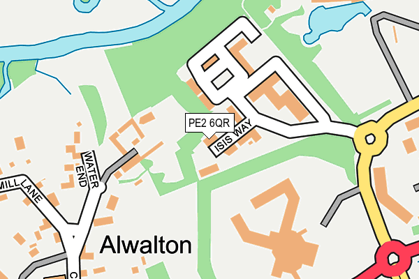 PE2 6QR map - OS OpenMap – Local (Ordnance Survey) PE2 6QR map - OS OpenMap – Local (Ordnance Survey)