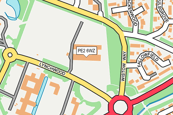 PE2 6WZ map - OS OpenMap – Local (Ordnance Survey) PE2 6WZ map - OS OpenMap – Local (Ordnance Survey)