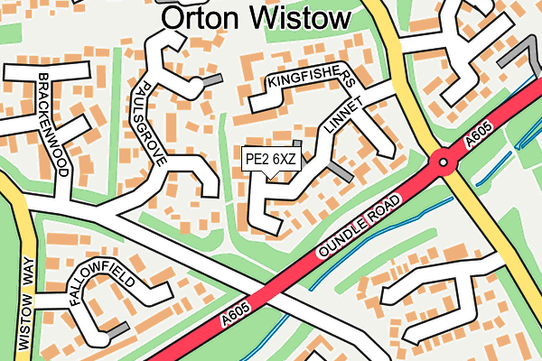 PE2 6XZ map - OS OpenMap – Local (Ordnance Survey) PE2 6XZ map - OS OpenMap – Local (Ordnance Survey)