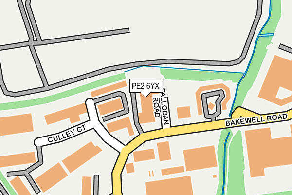 PE2 6YX map - OS OpenMap – Local (Ordnance Survey) PE2 6YX map - OS OpenMap – Local (Ordnance Survey)