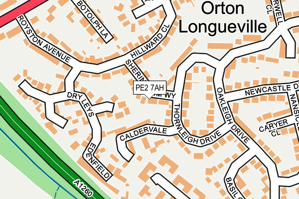 PE2 7AH map - OS OpenMap – Local (Ordnance Survey) PE2 7AH map - OS OpenMap – Local (Ordnance Survey)