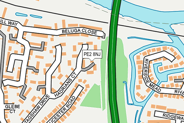 PE2 8NJ map - OS OpenMap – Local (Ordnance Survey) PE2 8NJ map - OS OpenMap – Local (Ordnance Survey)