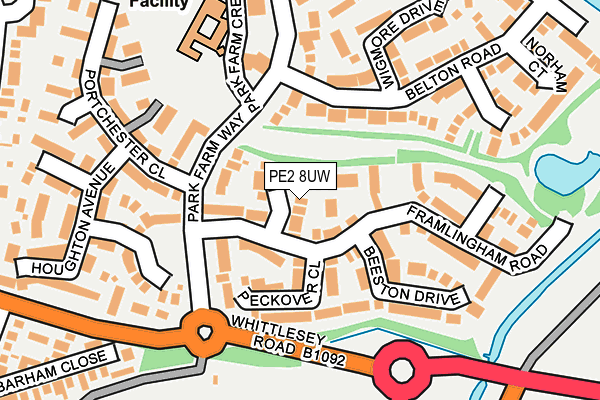PE2 8UW map - OS OpenMap – Local (Ordnance Survey) PE2 8UW map - OS OpenMap – Local (Ordnance Survey)