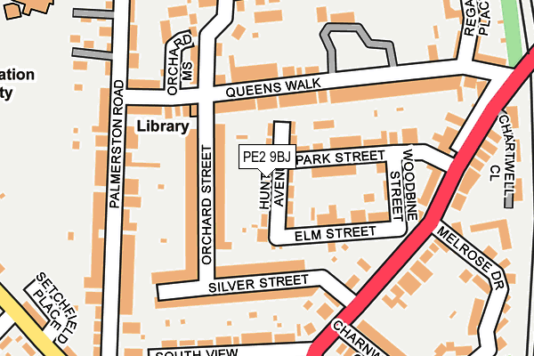 PE2 9BJ map - OS OpenMap – Local (Ordnance Survey) PE2 9BJ map - OS OpenMap – Local (Ordnance Survey)