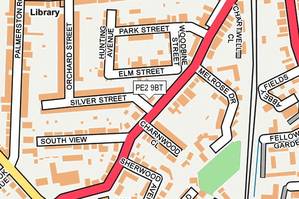 PE2 9BT map - OS OpenMap – Local (Ordnance Survey) PE2 9BT map - OS OpenMap – Local (Ordnance Survey)