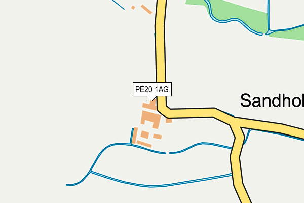 PE20 1AG map - OS OpenMap – Local (Ordnance Survey) PE20 1AG map - OS OpenMap – Local (Ordnance Survey)