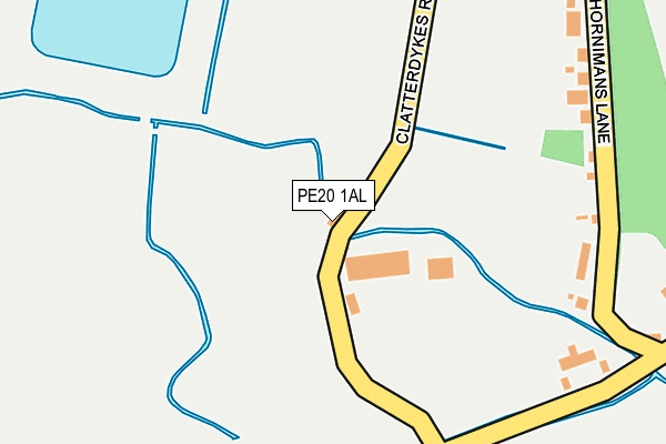 PE20 1AL map - OS OpenMap – Local (Ordnance Survey) PE20 1AL map - OS OpenMap – Local (Ordnance Survey)