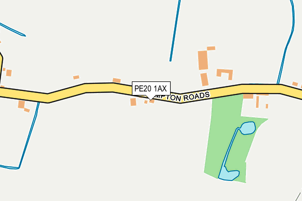 PE20 1AX map - OS OpenMap – Local (Ordnance Survey) PE20 1AX map - OS OpenMap – Local (Ordnance Survey)