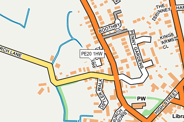 PE20 1HW map - OS OpenMap – Local (Ordnance Survey) PE20 1HW map - OS OpenMap – Local (Ordnance Survey)