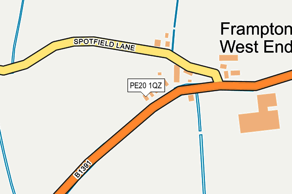PE20 1QZ map - OS OpenMap – Local (Ordnance Survey) PE20 1QZ map - OS OpenMap – Local (Ordnance Survey)