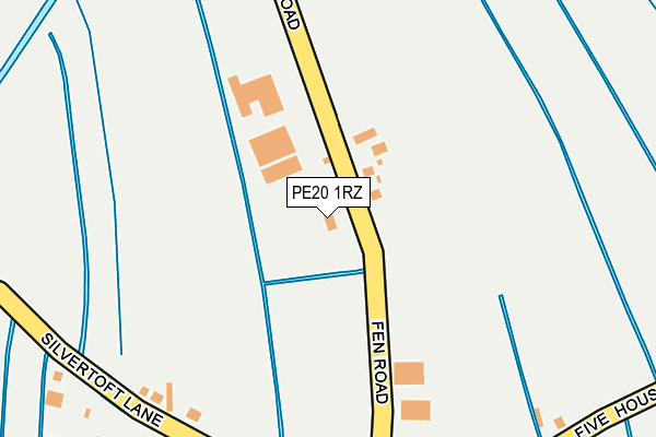 PE20 1RZ map - OS OpenMap – Local (Ordnance Survey) PE20 1RZ map - OS OpenMap – Local (Ordnance Survey)