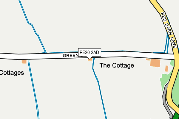PE20 2AD map - OS OpenMap – Local (Ordnance Survey) PE20 2AD map - OS OpenMap – Local (Ordnance Survey)