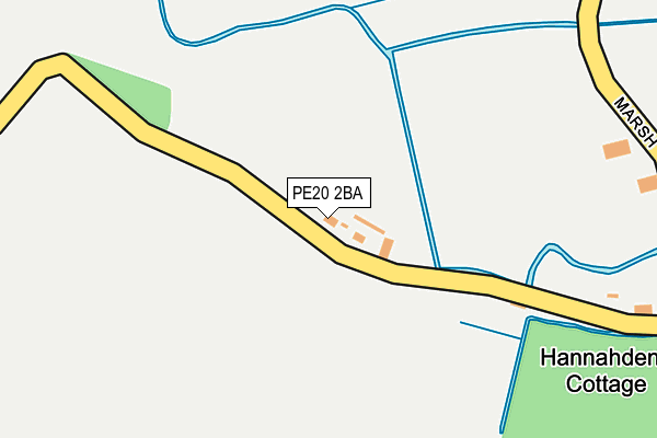 PE20 2BA map - OS OpenMap – Local (Ordnance Survey) PE20 2BA map - OS OpenMap – Local (Ordnance Survey)