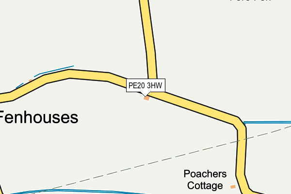 PE20 3HW map - OS OpenMap – Local (Ordnance Survey) PE20 3HW map - OS OpenMap – Local (Ordnance Survey)