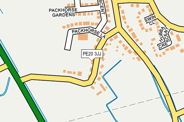 PE20 3JJ map - OS OpenMap – Local (Ordnance Survey) PE20 3JJ map - OS OpenMap – Local (Ordnance Survey)