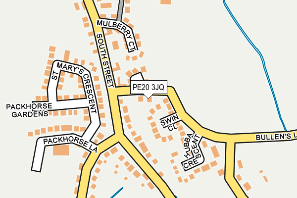 PE20 3JQ map - OS OpenMap – Local (Ordnance Survey) PE20 3JQ map - OS OpenMap – Local (Ordnance Survey)