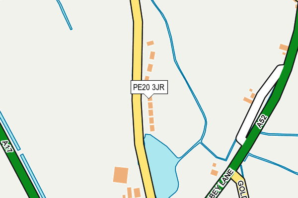 PE20 3JR map - OS OpenMap – Local (Ordnance Survey) PE20 3JR map - OS OpenMap – Local (Ordnance Survey)