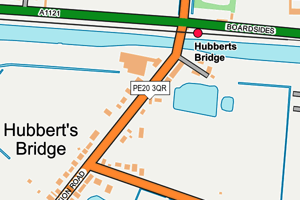 PE20 3QR map - OS OpenMap – Local (Ordnance Survey)