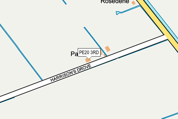 PE20 3RD map - OS OpenMap – Local (Ordnance Survey) PE20 3RD map - OS OpenMap – Local (Ordnance Survey)