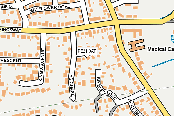 PE21 0AT map - OS OpenMap – Local (Ordnance Survey) PE21 0AT map - OS OpenMap – Local (Ordnance Survey)
