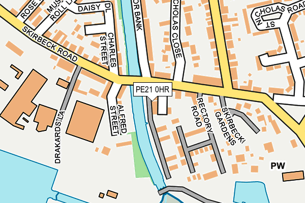 PE21 0HR map - OS OpenMap – Local (Ordnance Survey) PE21 0HR map - OS OpenMap – Local (Ordnance Survey)