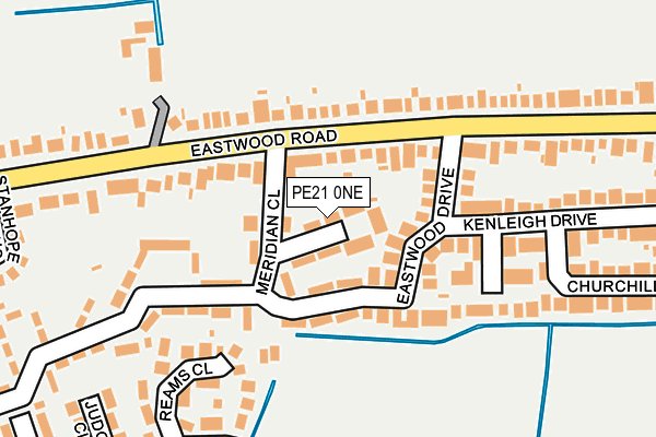 PE21 0NE map - OS OpenMap – Local (Ordnance Survey) PE21 0NE map - OS OpenMap – Local (Ordnance Survey)